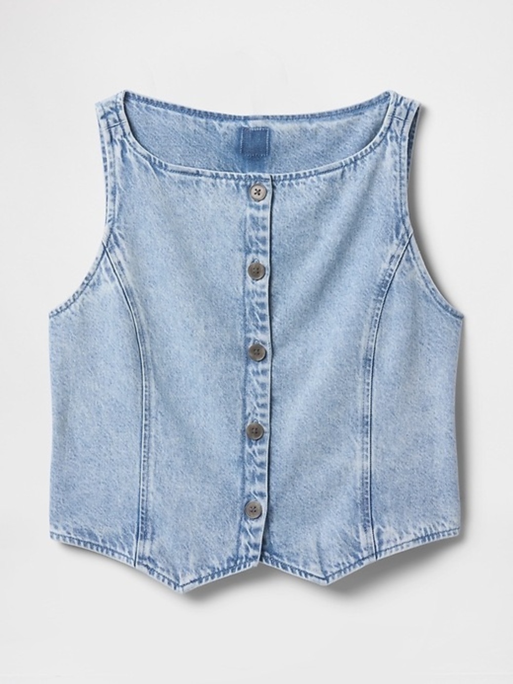 GAP Womens soft Denim Vest Large